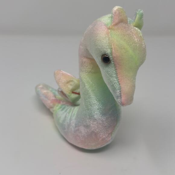 TY Beanie Baby Neon the Seahorse 1999 – Pastel Tie-Dye - Picture 4 of 6